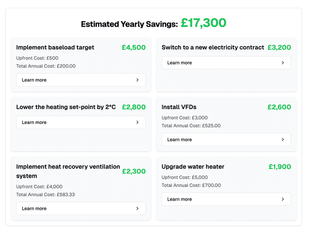 Savings Feature